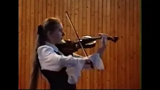 Bach Sonata No.1 for solo violin in G minor, BWV1001 Adagio and Fugue, Anna Karkowska Live