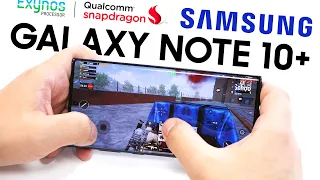 УНИЖЕНИЕ-2. Samsung Galaxy Note 10+ на Snapdragon 855 против Note 10+ на Exynos 9825 / ОБЗОР в играх