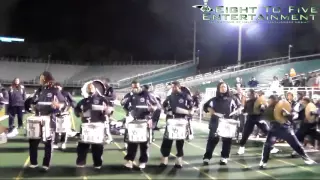 Battle of the Bay (2015) - NSU vs HU Drumline Battle