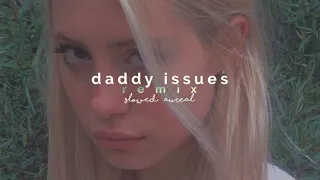 the neighbourhood, syd - daddy issues [remix] (slowed + reverb)