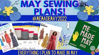 May Sewing Plans! Me Made May!! Everything I Plan to Make in May!