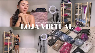 LOJA VIRTUAL: organizando o estoque, desabafo, primeira venda…