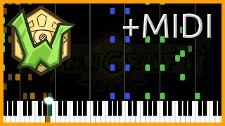 [114 Melodic Percussion] A-U-T-O-M-A-T-I-O-N (Fallen Factory) Piano Tutorial + MIDI [Wynncraft]