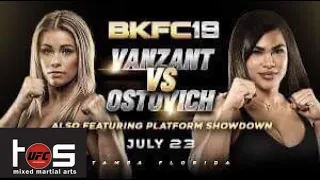 Bare Knuckle Fight Club 19 is Live- Paige VanZant vs Rachel Ostovich