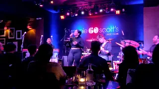 Helena singing with 'The Soul Family' at Ronnie Scotts