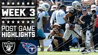 Raiders vs. Titans | NFL Week 3 Game Highlights