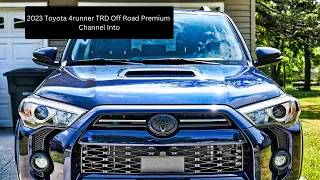 2023 Toyota 4runner TRD Off Road Premium/ Channel Intro