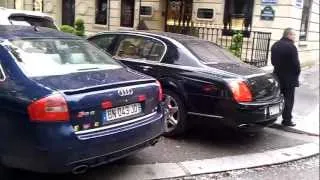 Porsche Cayenne Turbo with Audi RS6 and Bentley Continental Flying Spur