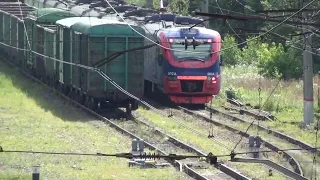 Электропоезд ЭП2Д-0084 станция Обнинское 31.07.2022