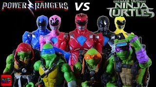 The Power Rangers VS The Teeneage Muntant Ninja Turtles STOP MOTION