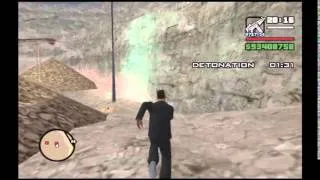 gta san andreas 100% walkthrough part 77 (Mission 67) Explosive situation