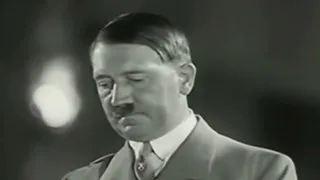 Discurso importante de Adolfo Hitler.
