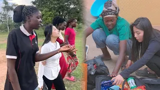 My friend came to stay with me in Uganda. My husband and son returned to China  | Compilation Part 4