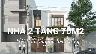 Ngôi nhà phố 70m2 được thiết kế tối giản nhưng không kém phần tinh tế