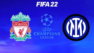 FIFA 22 | Liverpool vs Inter Milan - 2021/22 UCL UEFA Champions League - Full Match & Gameplay