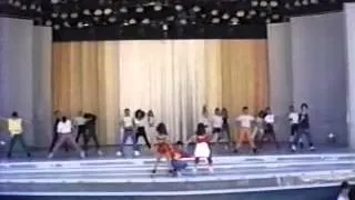 FESTIVAL DE VIÑA 1989 HUGO URRUTIA, BALLET ABRAXAS , ENSAYO