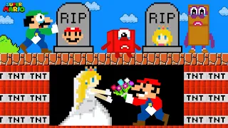 Luigi R.I.P Mario & Peach | Sorry Mario and Peach...Please Comeback | Game Animation