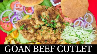 GOAN BEEF CUTLETS RECIPE | BEEF RECIPE | FRIED BEEF RECIPE- BY NATASHA