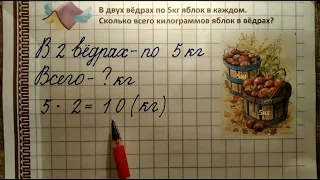 Решение задач на умножение и деление.  2 класс