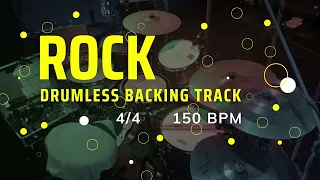 Rock Drumless Backing Track 150 BPM
