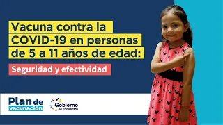 Webinar: Vacuna contra la COVID-19 en personas de 5 a 11 años: seguridad y efectividad