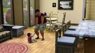 Sims 3-  Stealing candy from a baby