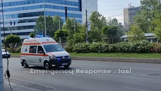 2x Ambulanță SABIF B1/B2 EMU Volkswagen T6 Responding | București/Bucharest