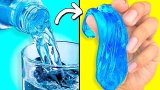 WATER SLIME! 💧Testing NO GLUE Slime No BORAX