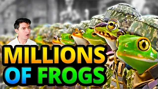 Are there consequences for releasing a 1.4 MILLION frog army?