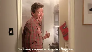 The Santa Clause (1994) That is exactly why you want a high-quality fire extinguisher in the kitchen