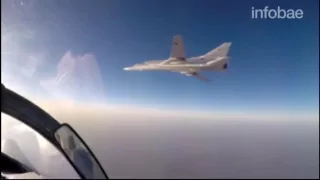 Força Aérea russa bombardeando Estado Islâmico