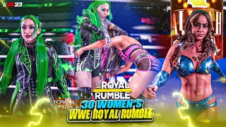 ⚡Wwe 2k23 : Wwe 30 Women's Royal Rumble | Surprising Entrance | Full Match 🔥