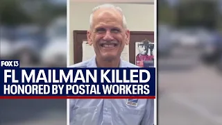 USPS honors Florida postal worker killed on the job