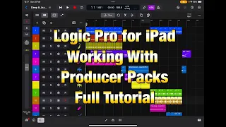 Logic Pro for iPad - Deep Dive Tutorial - Working with the Brilliant Tom Misch Producer Pack