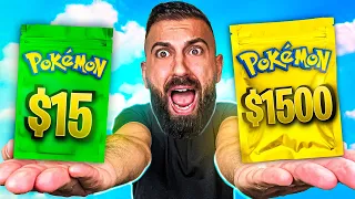 $15 vs $1,500 Pokemon Pack