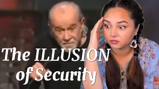 GEORGE CARLIN is a savage! THE ILLUSION OF SECURITY #standupcomedy  #comedyreaction #reaction