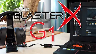 Soundblaster X G1 - die bessere USB-Soundkarte im Test | Lohnt sich der Aufpreis?