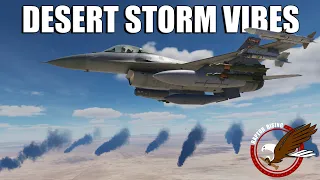 Hunting for SCUDs in the Viper | Desert Storm Vibes | DCS F-16C | 4K 60 FPS | VR Reverb G2