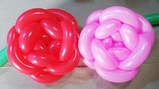 4 pieces 260Q Balloon Rose