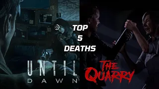 Ranking the Top 5 Deaths in Until Dawn & The Quarry!