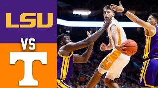 2020 College Basketball LSU vs Tennessee Highlights