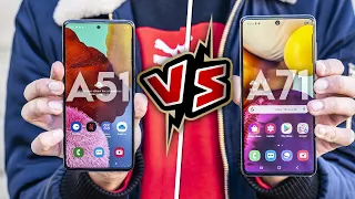 SAMSUNG GALAXY A51 vs GALAXY A71