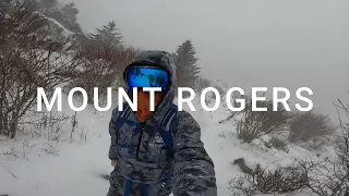 Summiting the Tallest Mountain in Virginia in the Winter