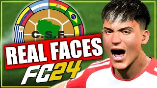 FC 24 🌎 SOUTH AMERICAN Wonderkids with Real Faces: YOUNG TALENTS - Career Mode