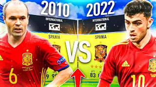 SPANIA din Trecut vs SPANIA din Prezent in FIFA 22 !