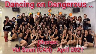 Dancing on Dangerous .. - Line Dance (Val Saari (CAN) - April 2021)