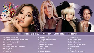 English Pop Collection 🎧 SIA Rihanna Ava Max Lady Gaga Ariana Grande Dua Lipa Top Hits 🎵 BIT MUSIC