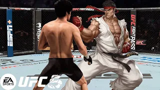 🐲 UFC5 Bruce Lee vs. Ryu EA Sports UFC 5 - Super Fight 🐲