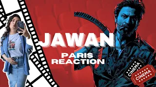 JAWAN PARIS THEATRE REACTION SHAHRUKH KHAN #jawan @RedChilliesEntertainment