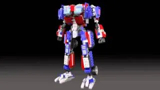 KRE-O Transformers Optimus Digital Build